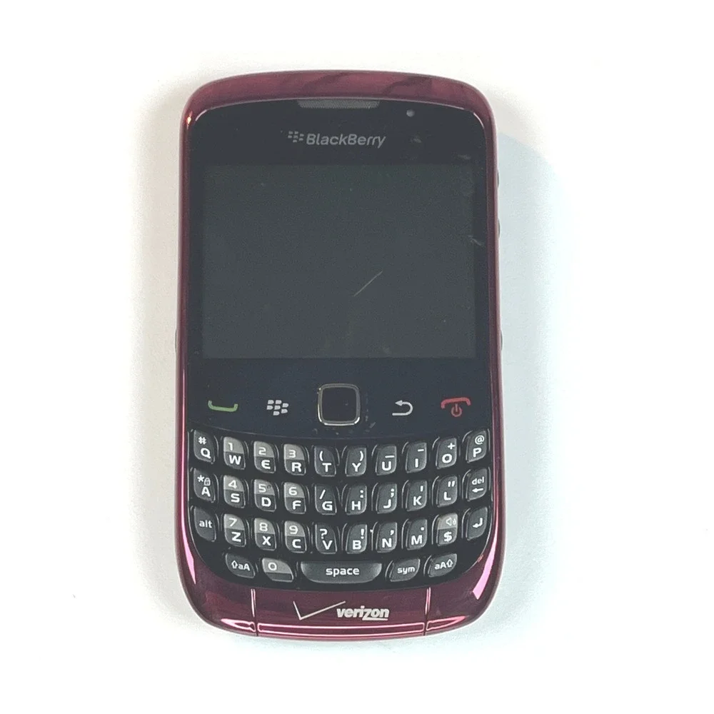 BlackBerry Curve 8530 Verizon Purple Smartphone VTG QWERTY Keyboard For Parts
